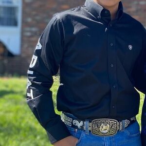 Ariat boy dress shirt